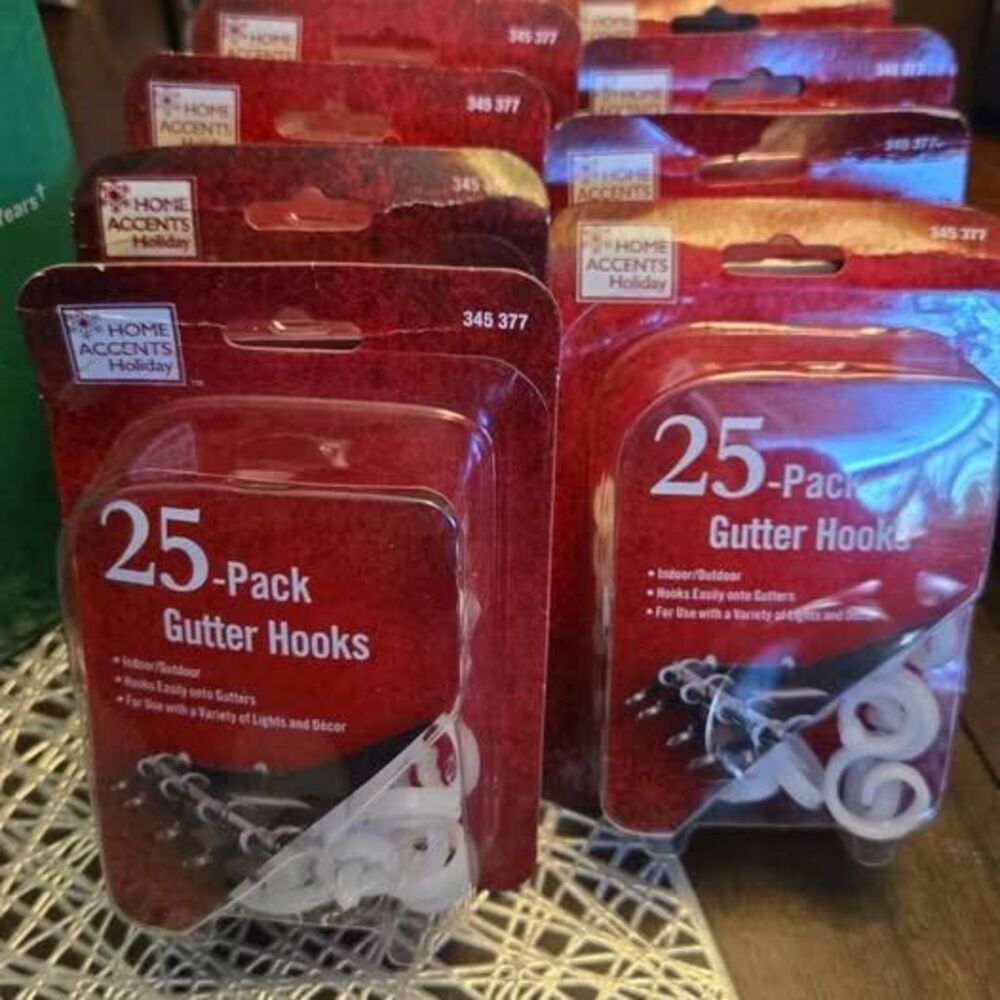 25pk Gutter hooks for C7,C9 Christmas Lights